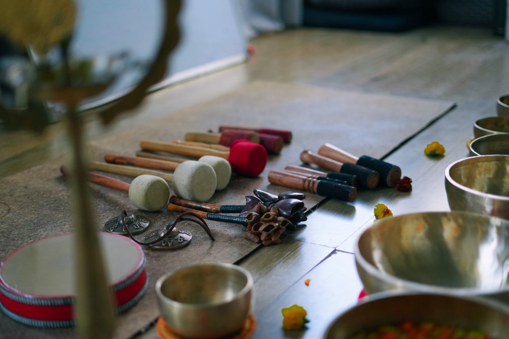 Guests at Vedanjana Ayurveda retreat, Rishikesh